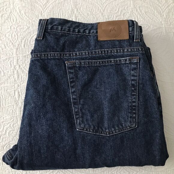 Member's Mark Flannel Lined Blue Jeans Heavy Denim Classic Med Wash Work 40/30 - Picture 3 of 12